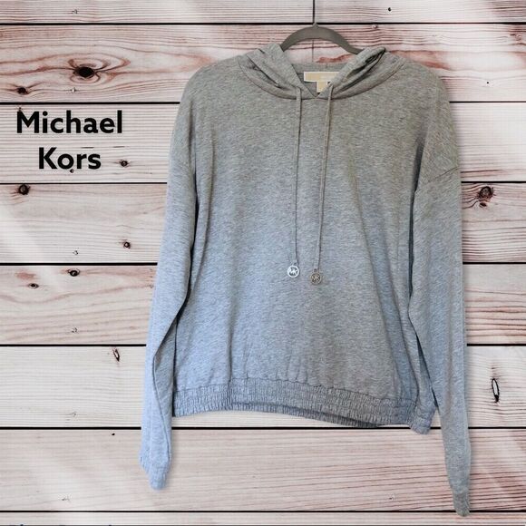 ‎NWT: Michael Kors Cinch Bottom Hoodie - Picture 1 of 11